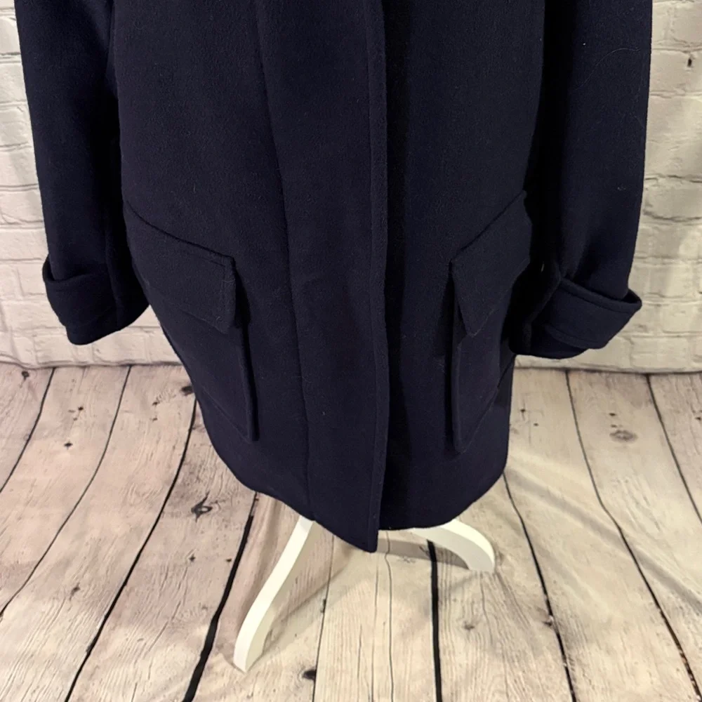 Boden Navy Wool Pea Coat